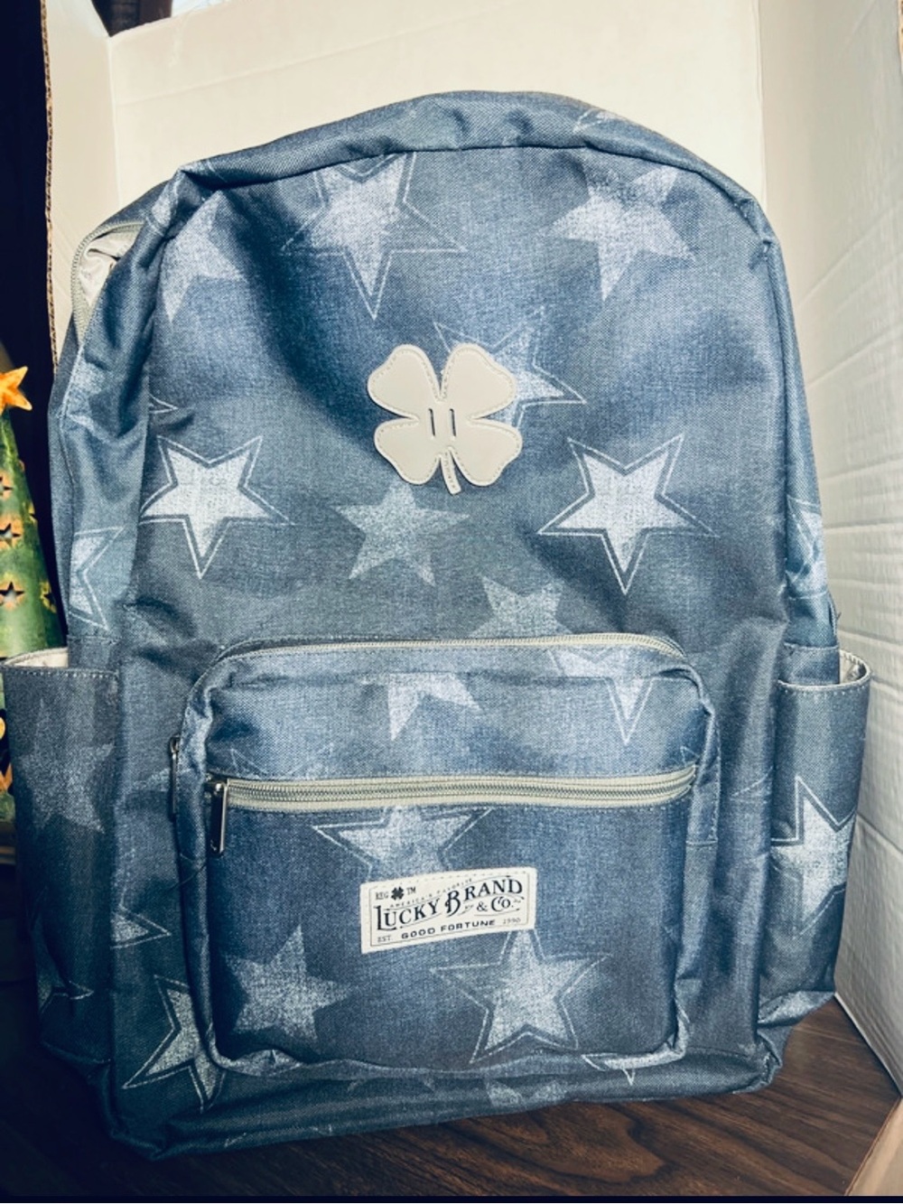 Lucky Brand  Star-Print Backpack in Denim Blue